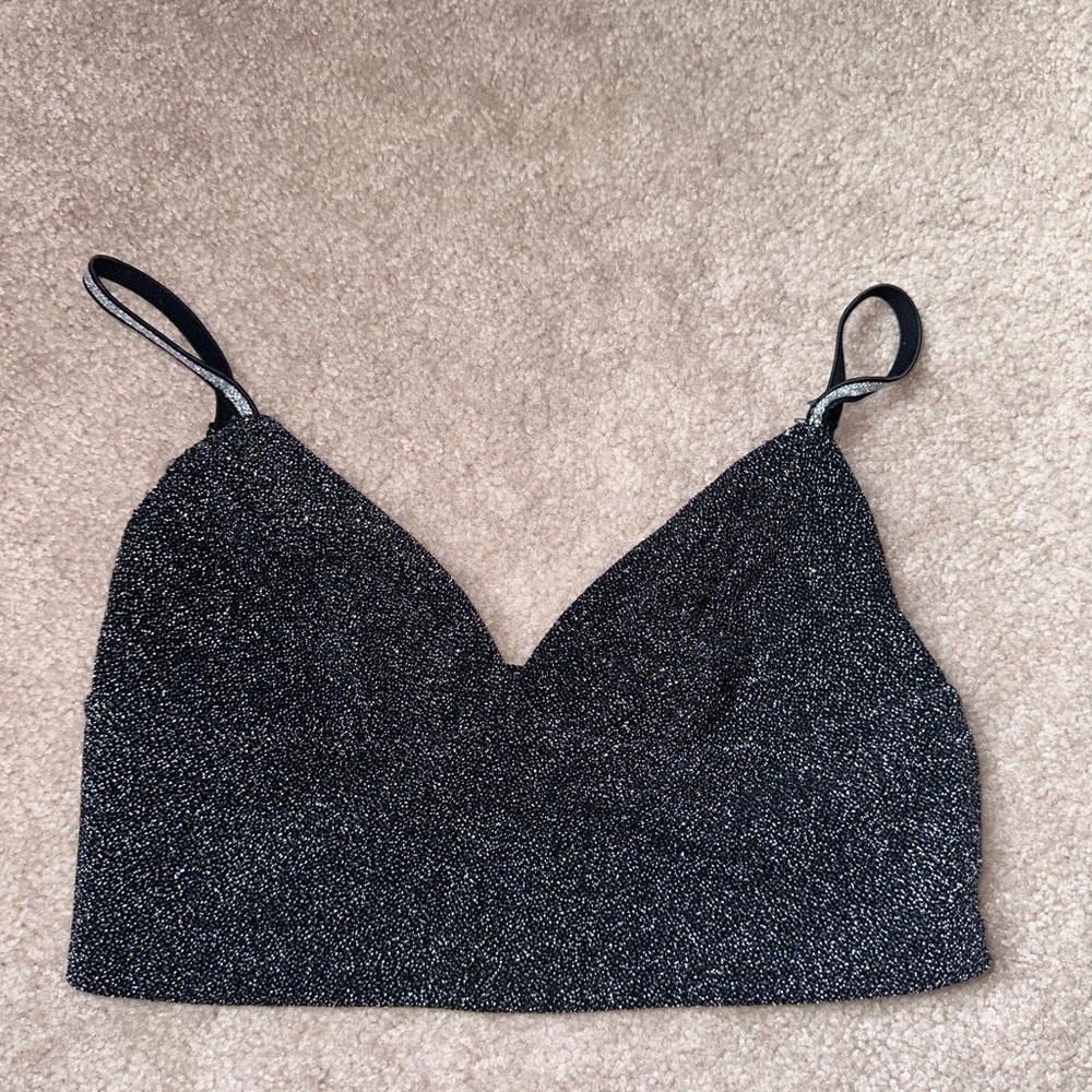 Primark Glittery Black Bralette